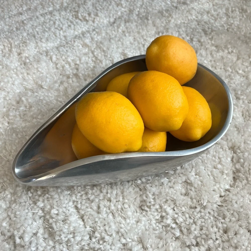 Pottery Barn metal decorative bowl